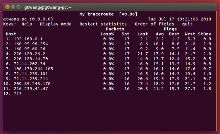 以 IP 位址來表示節點