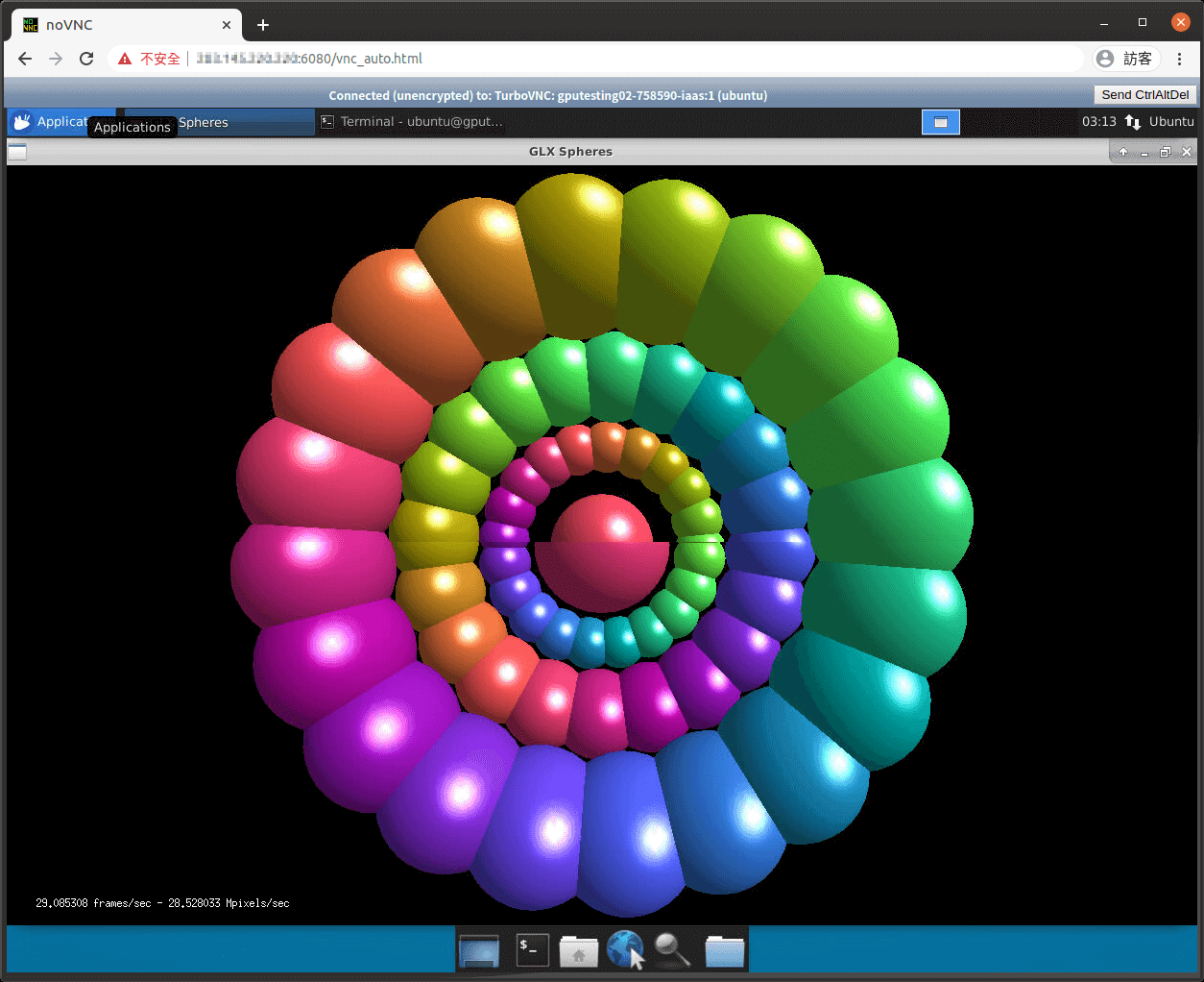 noVNC 網頁 VNC client