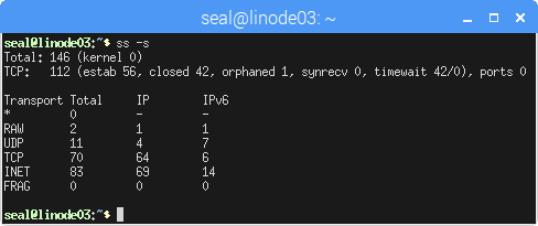 sockets 使用統計表