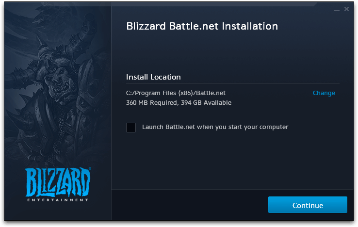 安裝 Battle.net