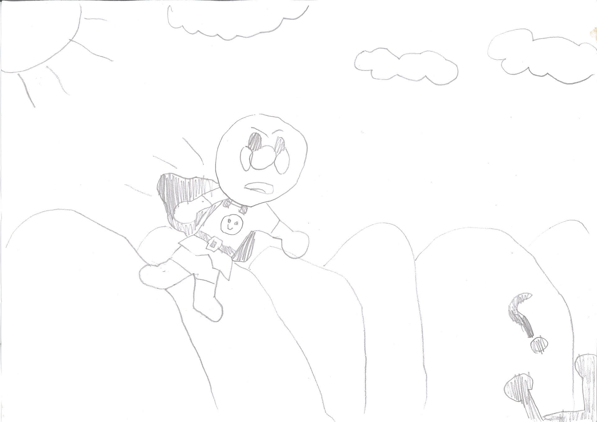 阿玄的塗鴉畫（鉛筆）