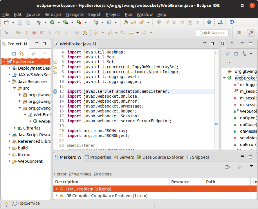 解決 javax.websocket cannot be resolved 問題