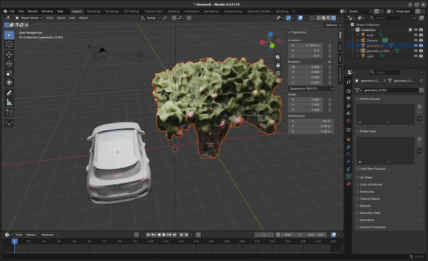 使用 Blender 編輯 3D 模型