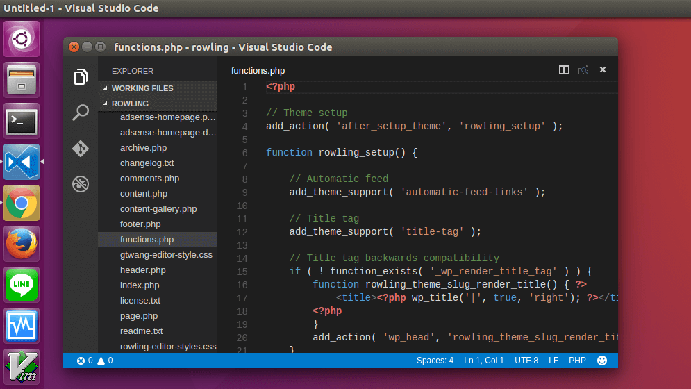 Linux 版 Visual Studio Code