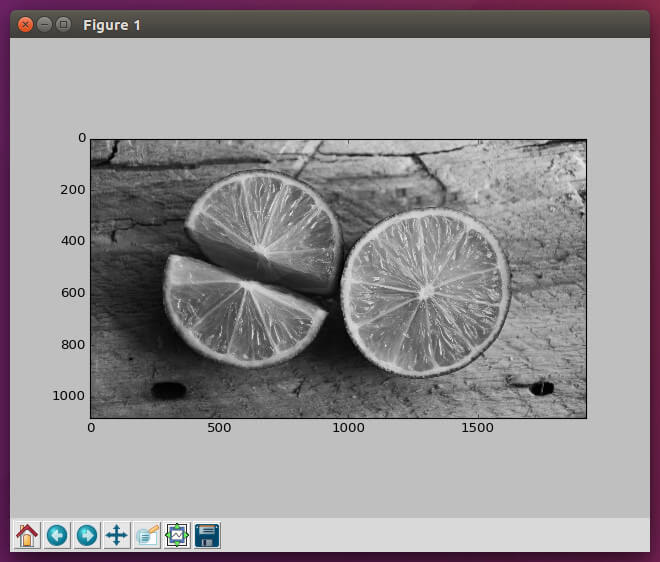 Matplotlib 顯示灰階圖片
