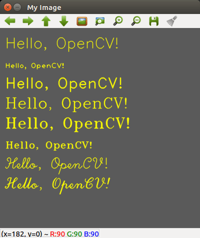 OpenCV 視窗