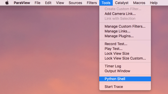 選擇「Python Shell」