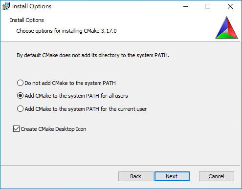 CMake 安裝選項