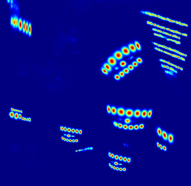 文字偵測熱圖（text score heatmap）