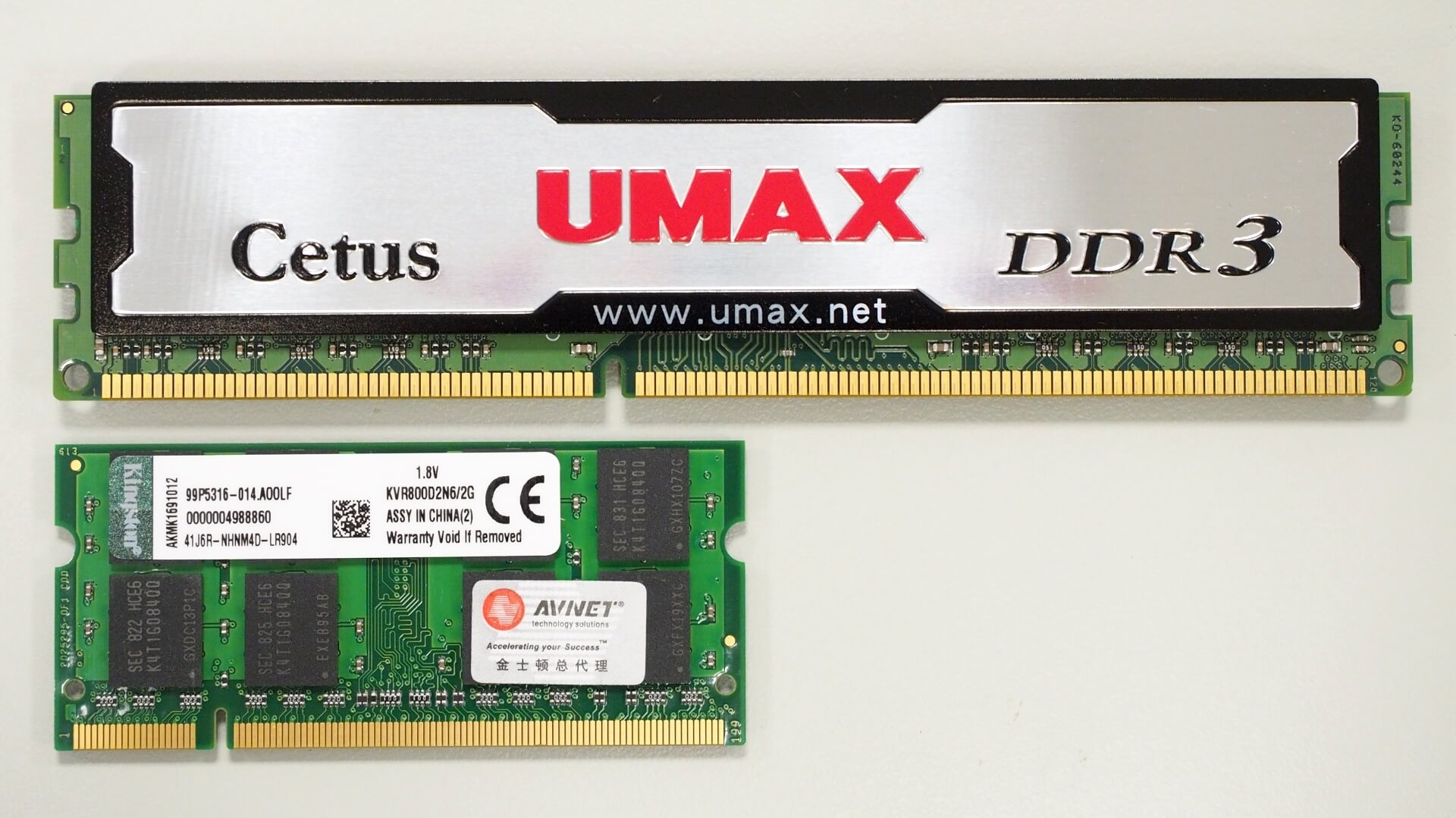 DIMM 與 SO-DIMM 比較