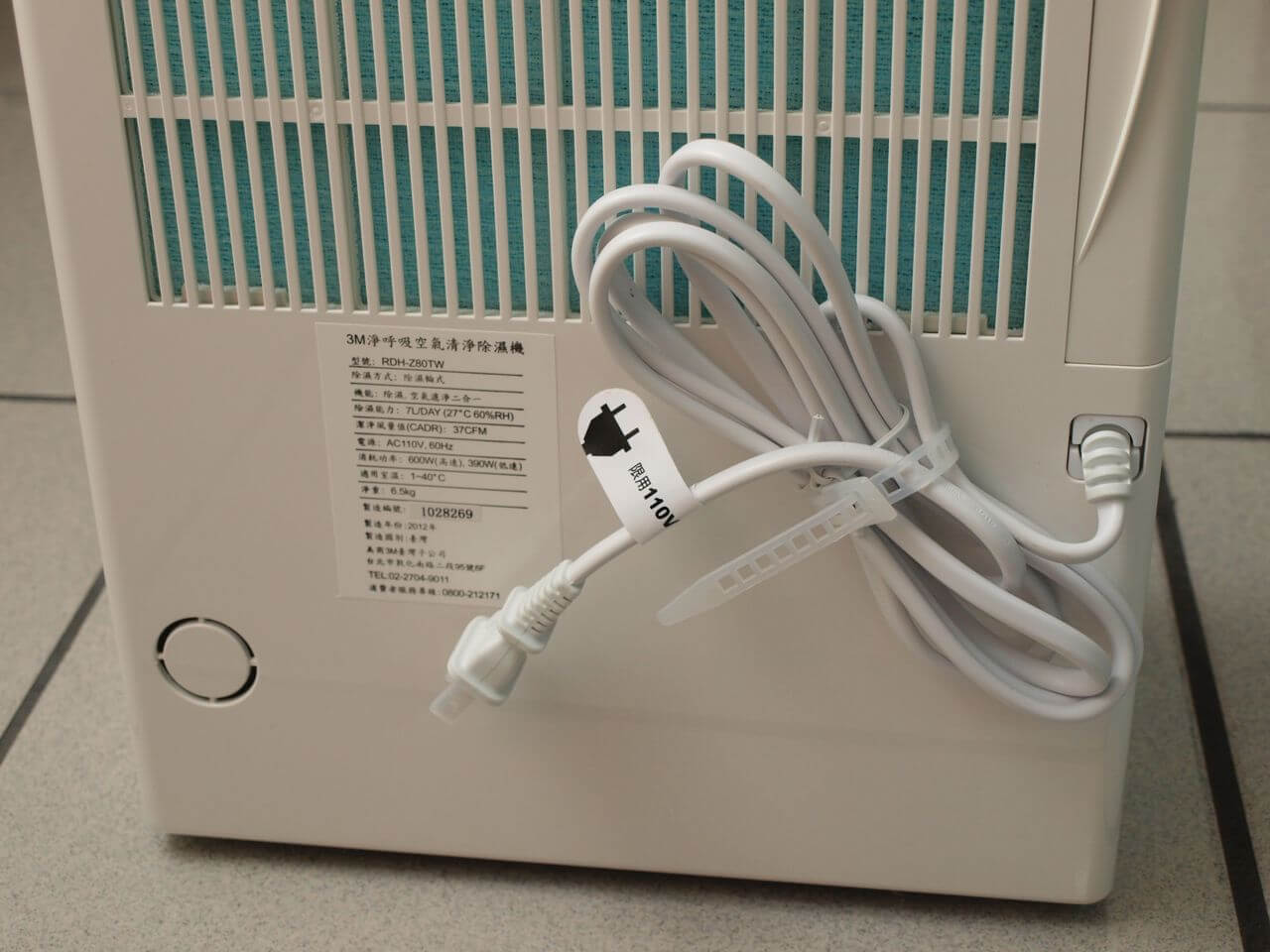 3M 除濕輪式空氣清淨除濕機