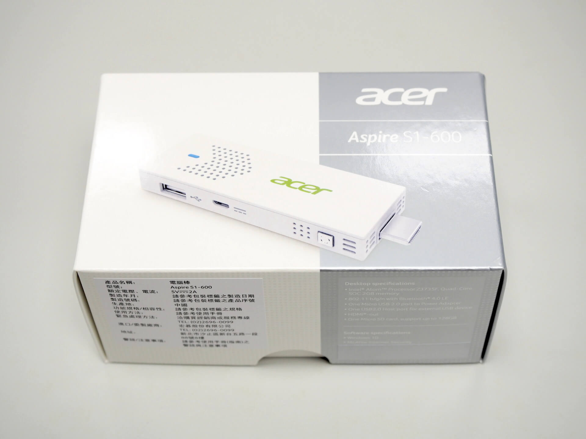 ACER 宏碁 Aspire S1-600 電腦棒