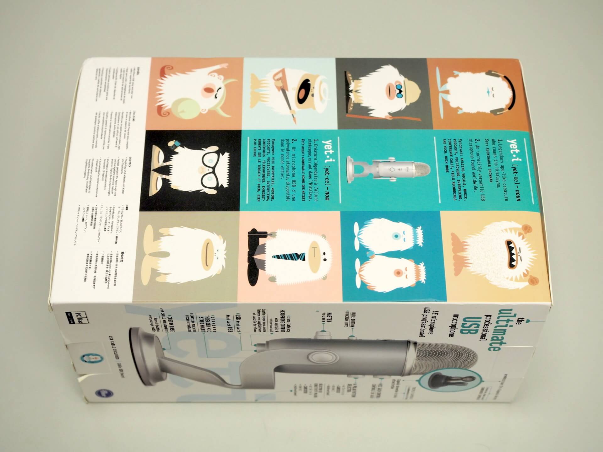 Blue Yeti USB 電容式麥克風外盒