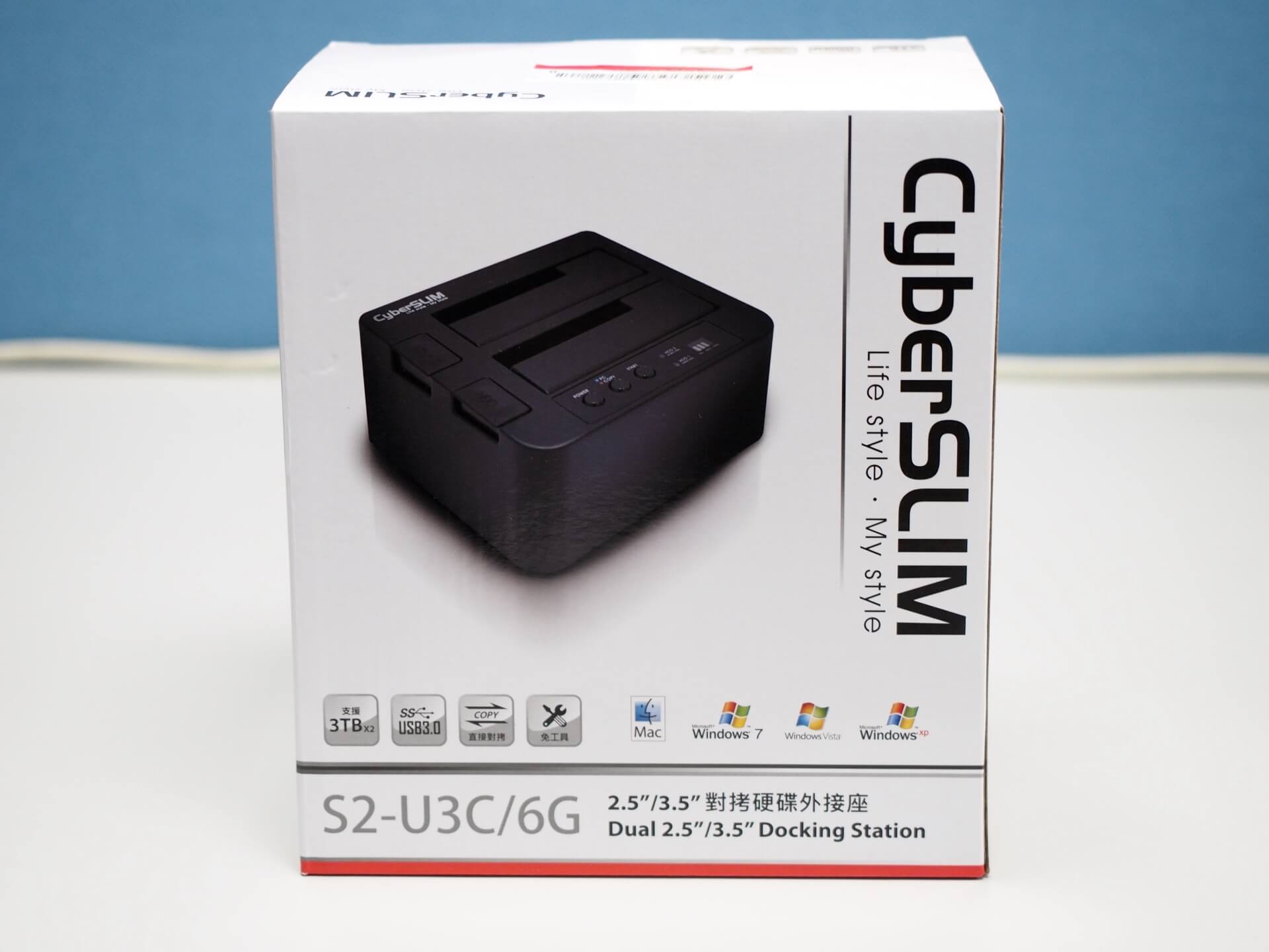 CyberSLIM S2-U3C 6G 雙槽硬碟外接盒