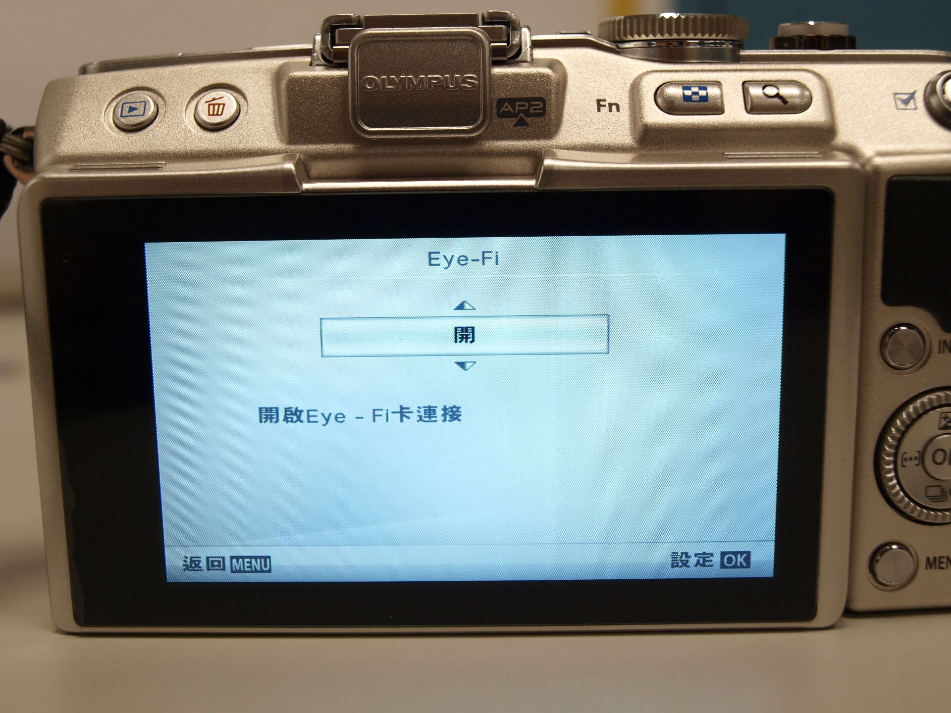 相機 Eye-Fi 選單