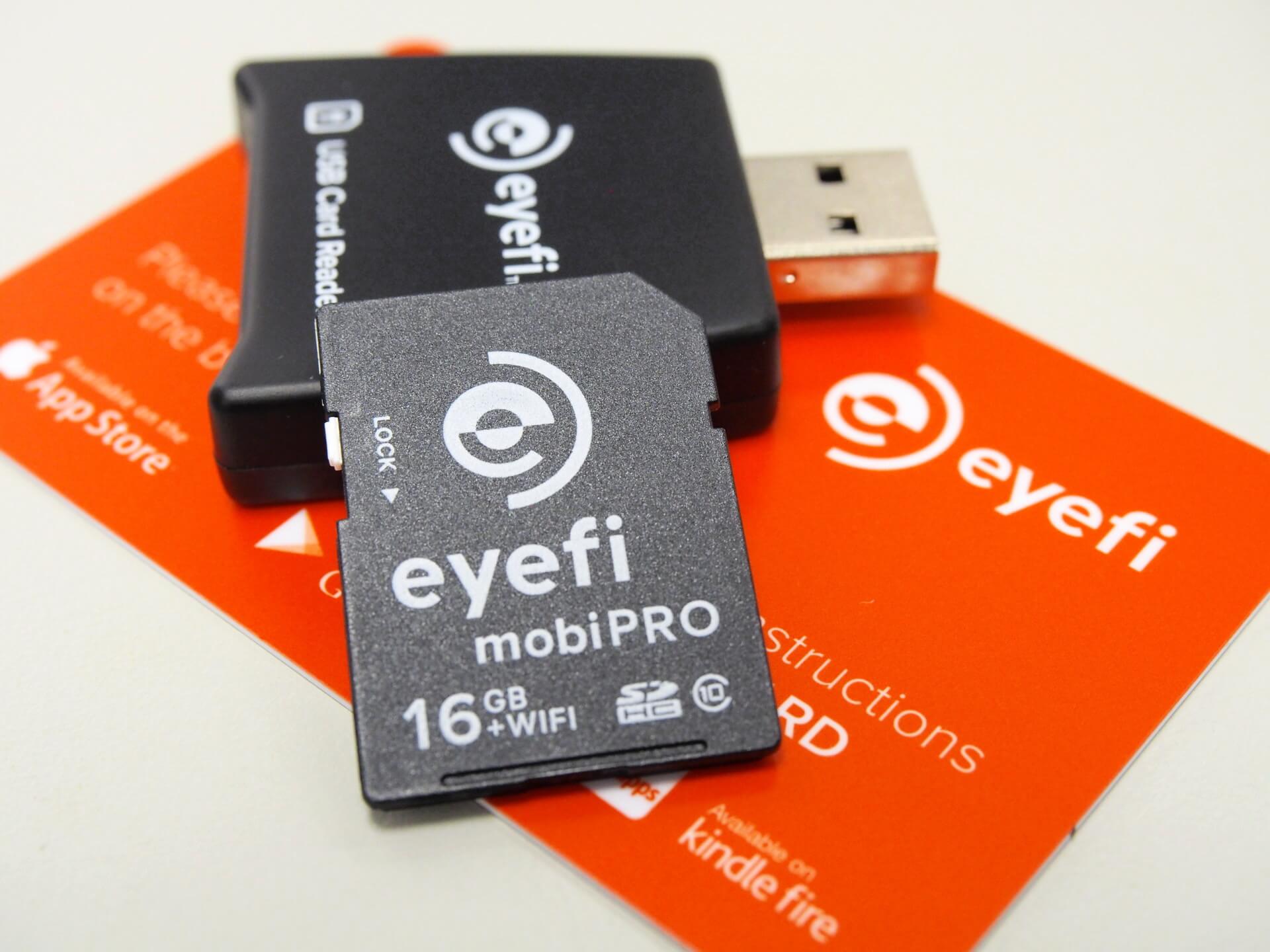 eyefi 無線記憶卡、讀卡機與會員卡