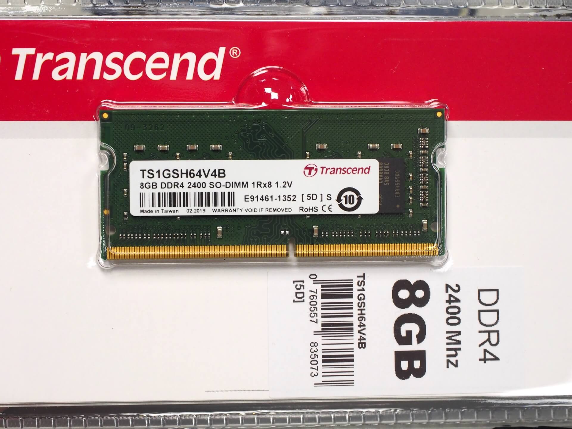 8GB SO-DIMM 記憶體