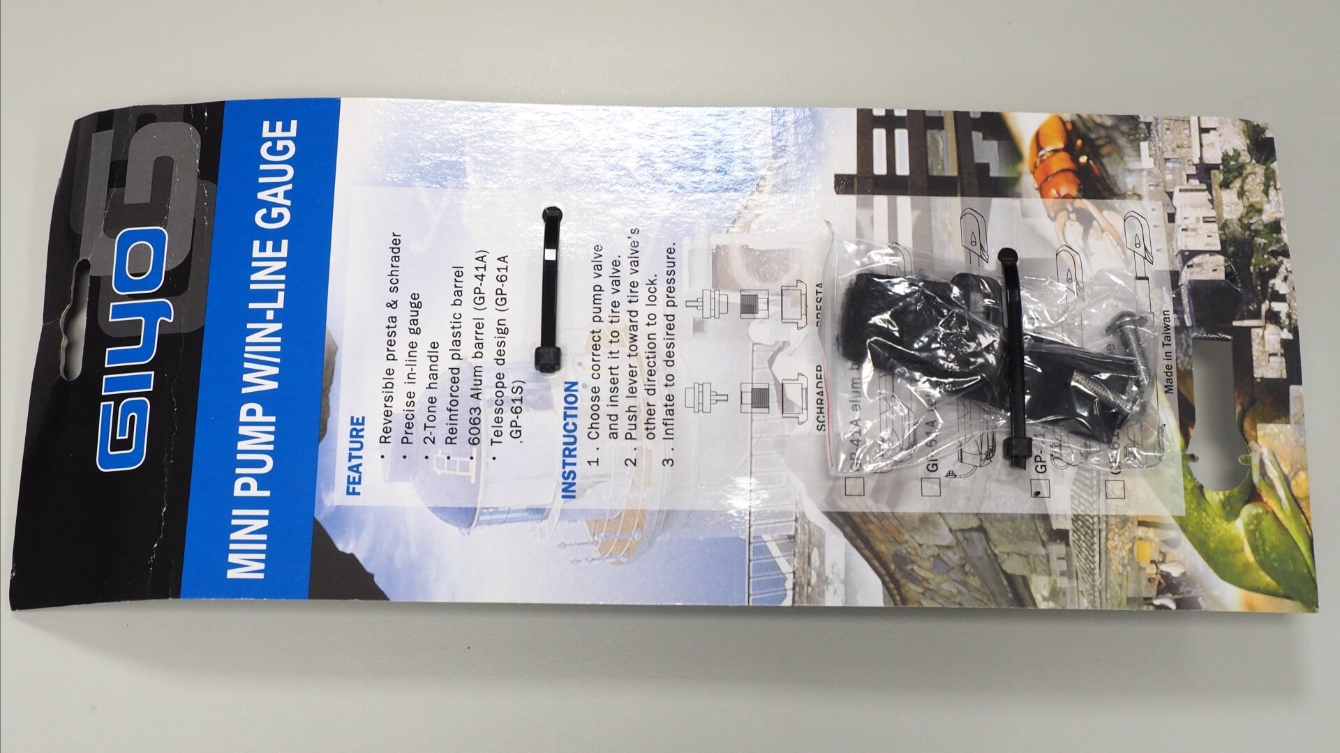 GIYO GP-41S 迷你隨車打氣筒