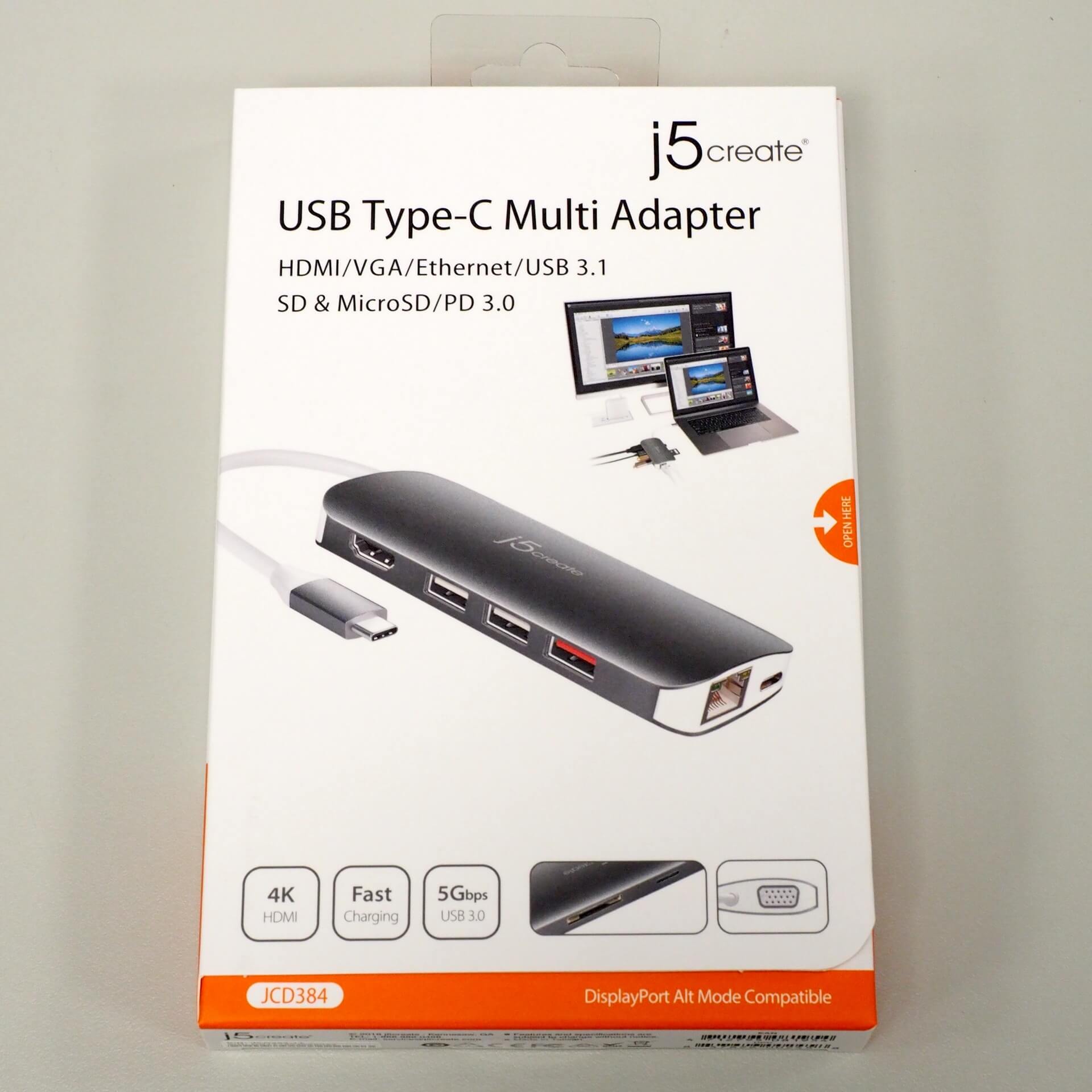 j5create USB Type-C 10 合 1 擴充基座 JCD384