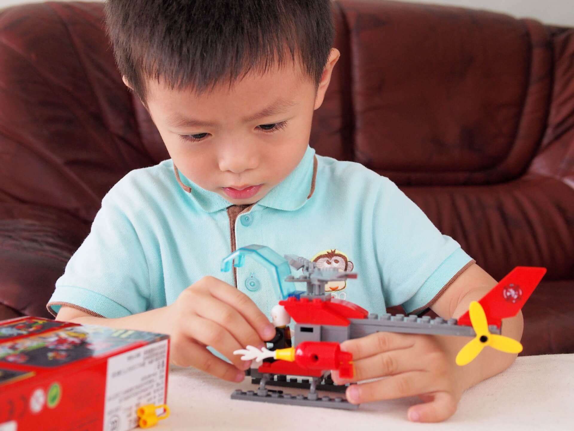 消防直升機組合積木