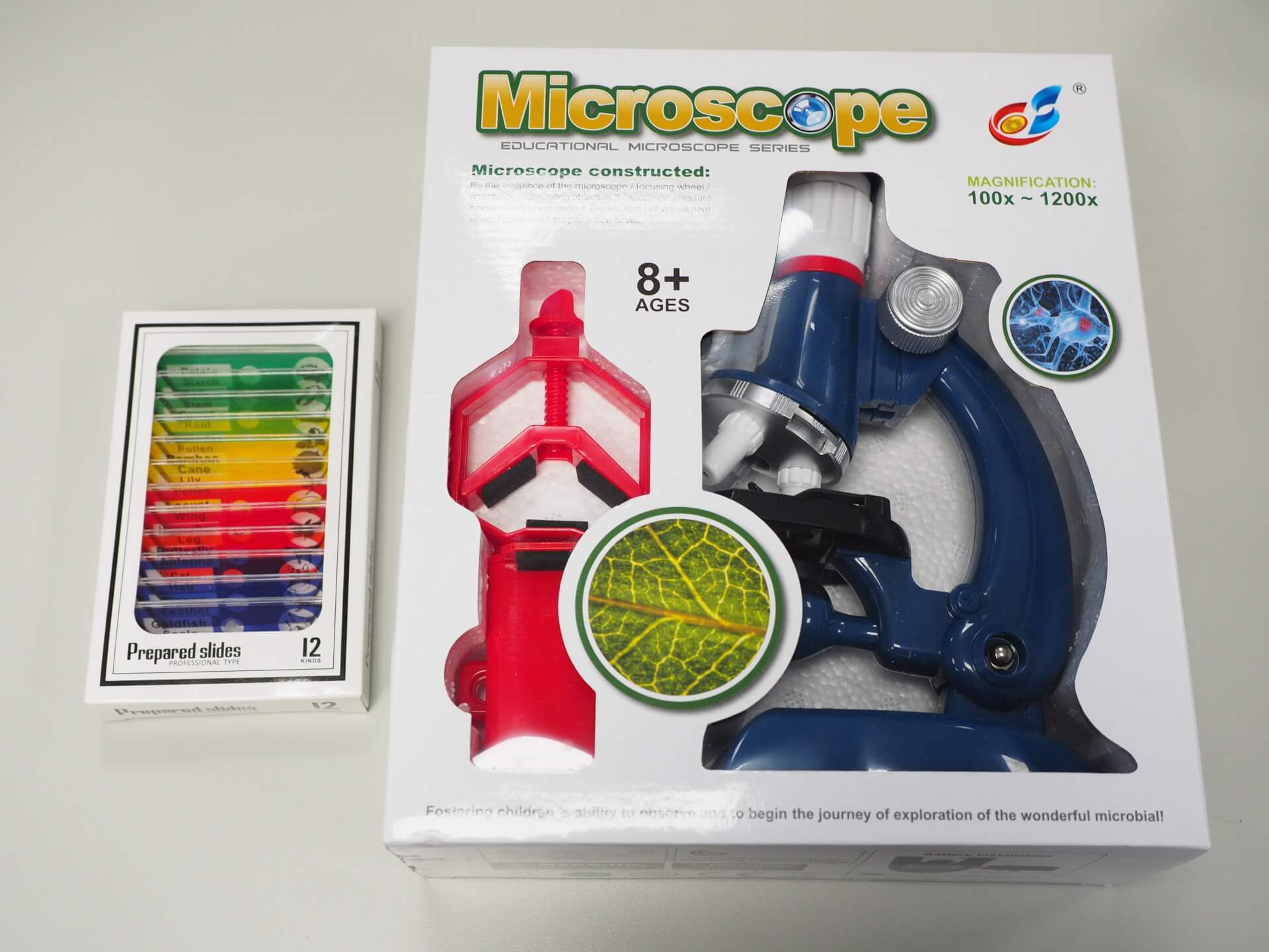 兒童入門顯微鏡玩具、生物標本