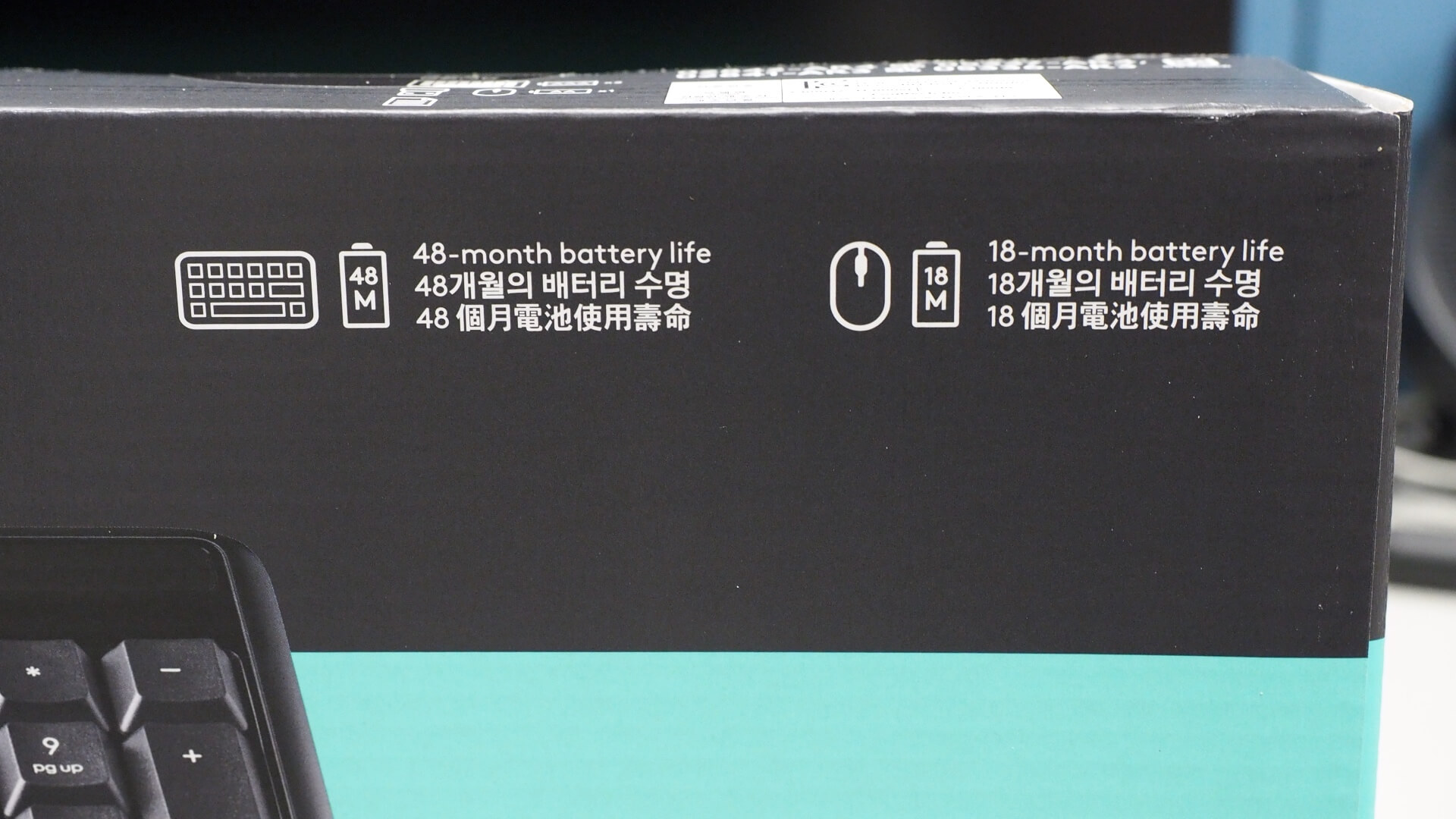 羅技 Logitech MK345 無線滑鼠鍵盤組外盒
