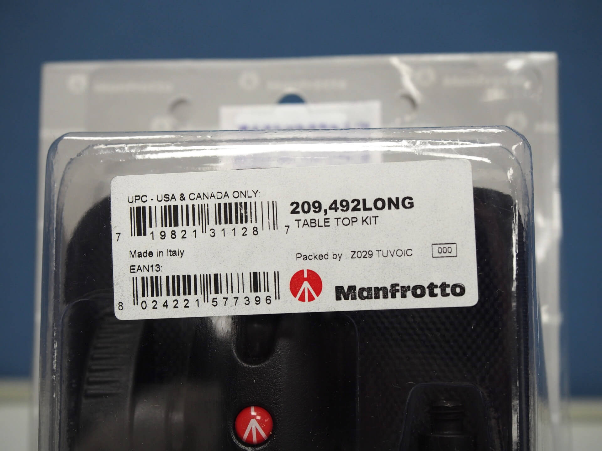 曼富圖 Manfrotto 209 492 Long 桌上型腳架