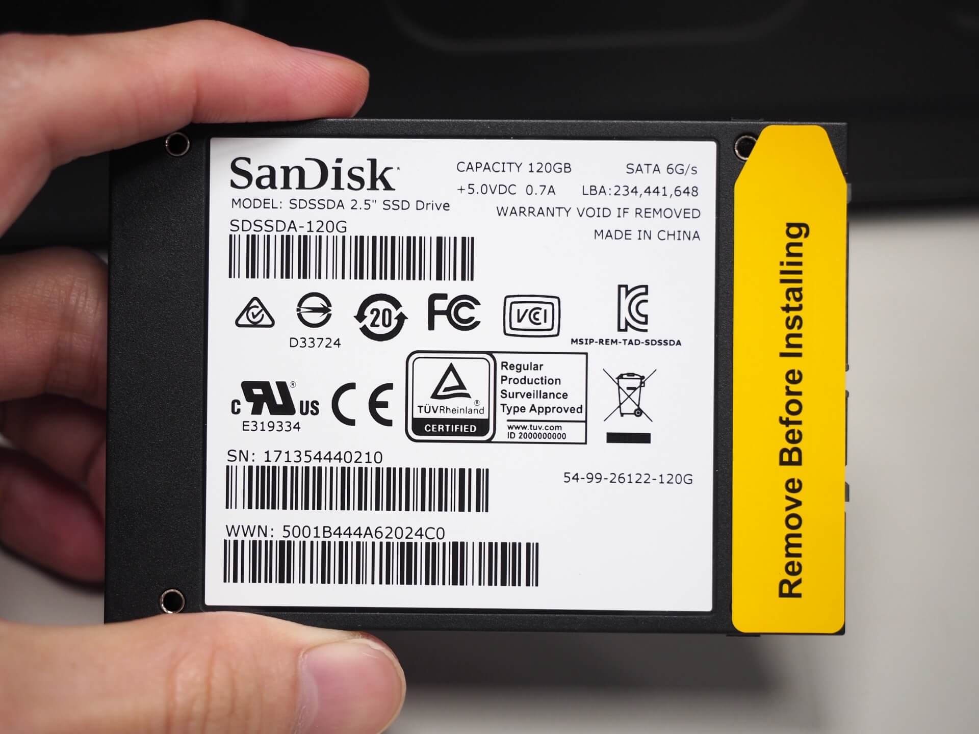 SanDisk SSD Plus 120GB 2.5 吋 SATAIII 固態硬碟