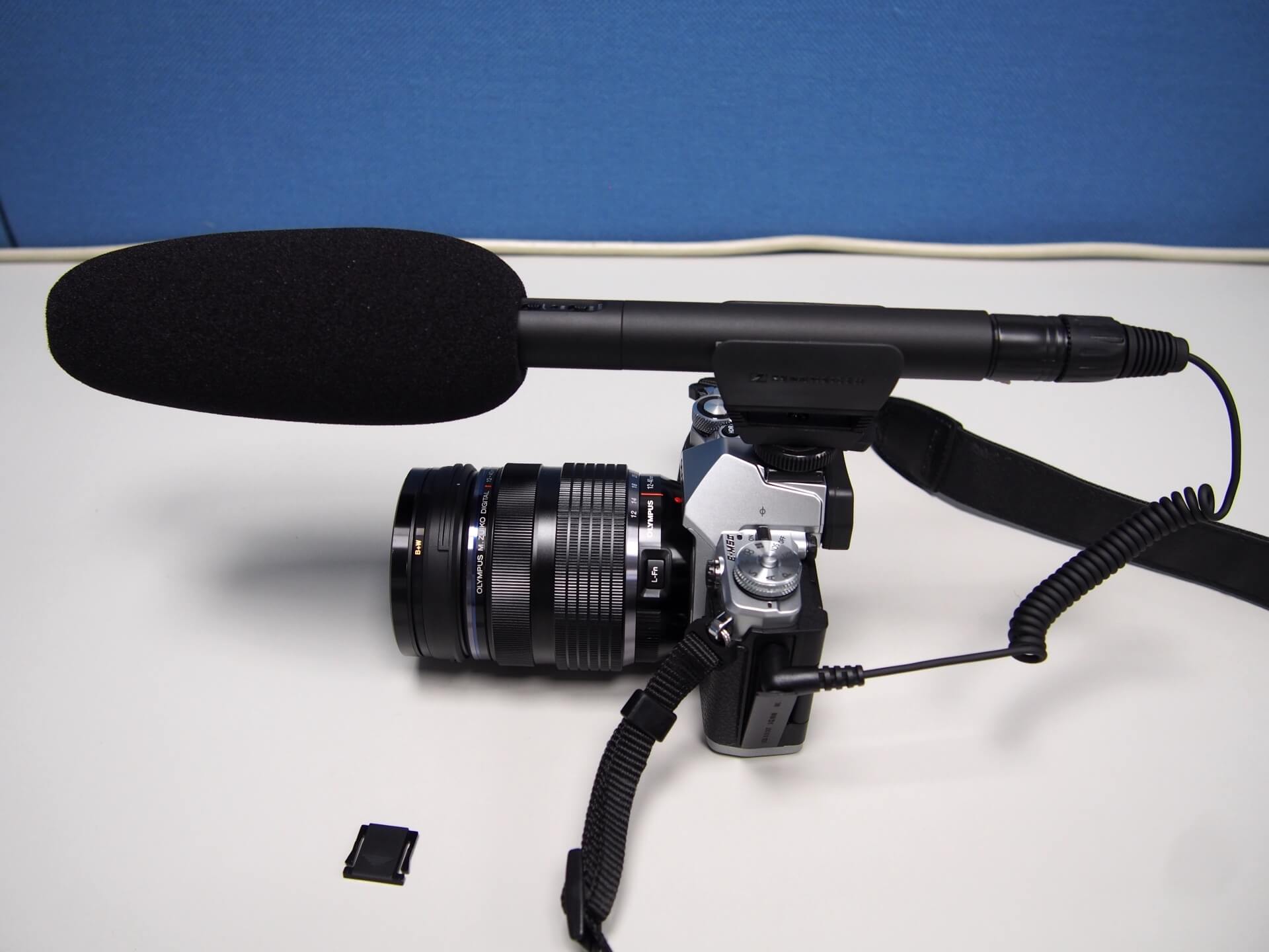 Sennheiser MKE 600 槍型麥克風與 KA 600 轉接線