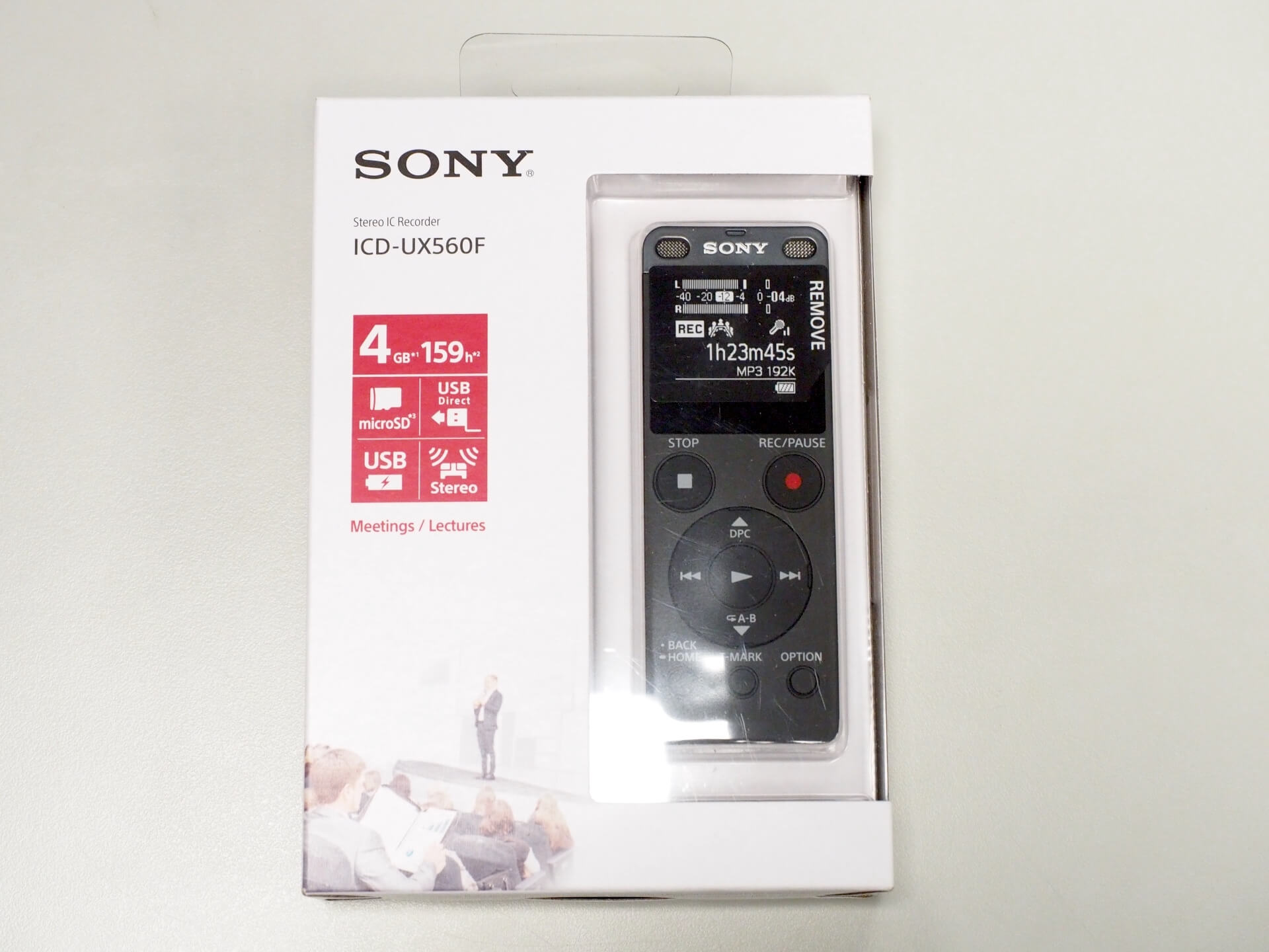 SONY ICD-UX560F 4GB 完美焦點錄音筆