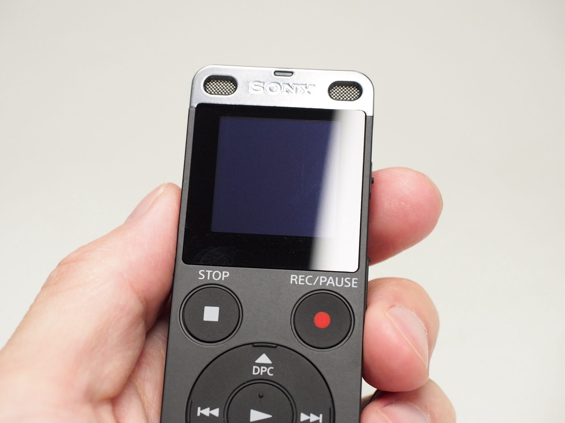 錄音筆顯示面板