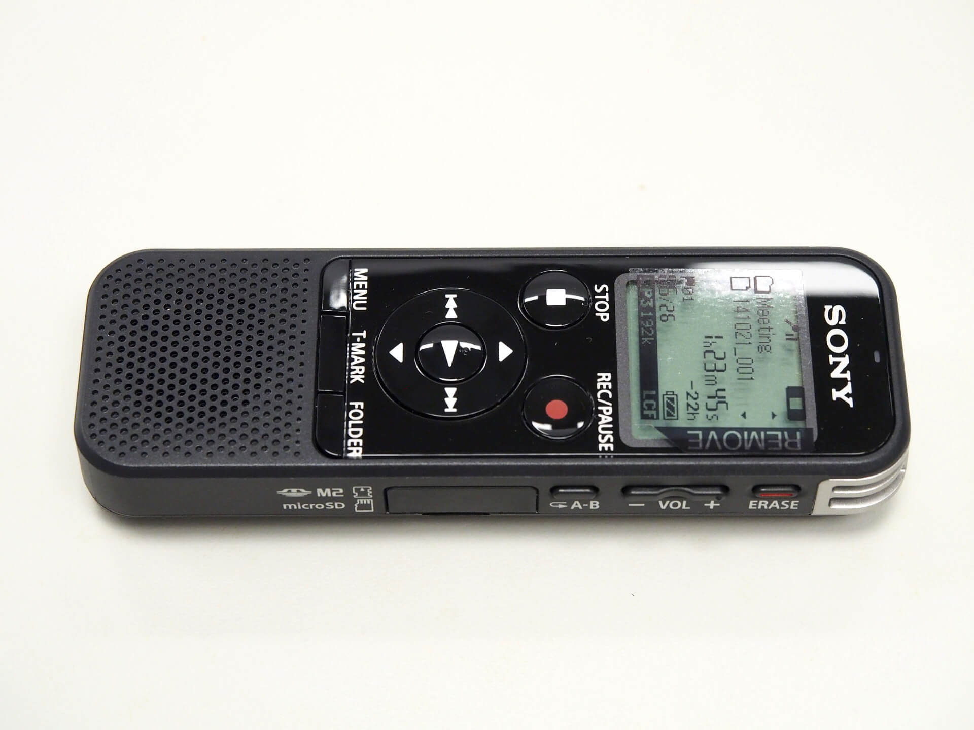 SONY ICD-PX440 錄音筆正面
