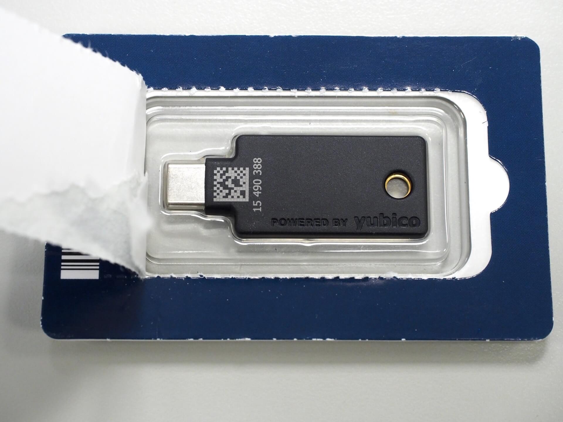 YubiKey 5C NFC 拆封