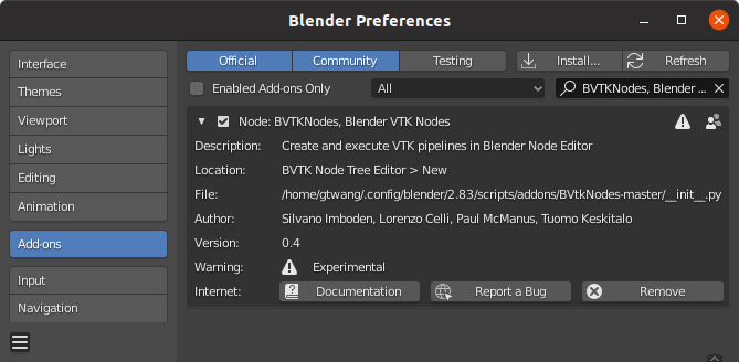 Blender Preferences