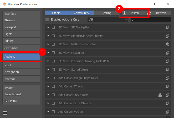 Blender Preferences