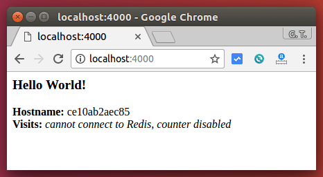 Docker 程式測試網頁
