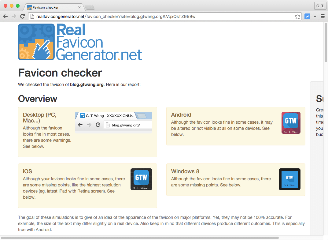 Real Favicon Generator.net
