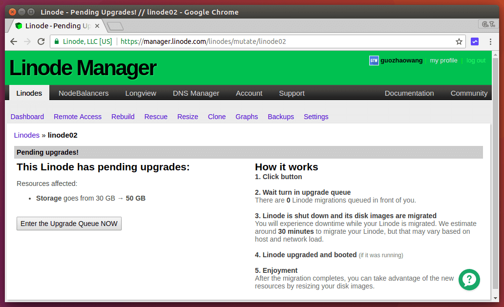 Linode VPS 升級訊息
