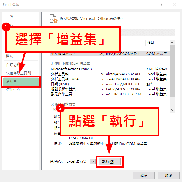 執行管理增益集