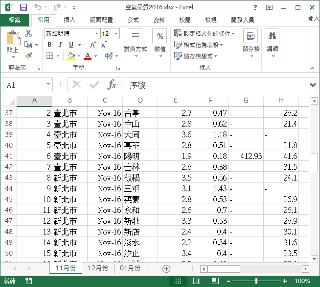 Excel 表格