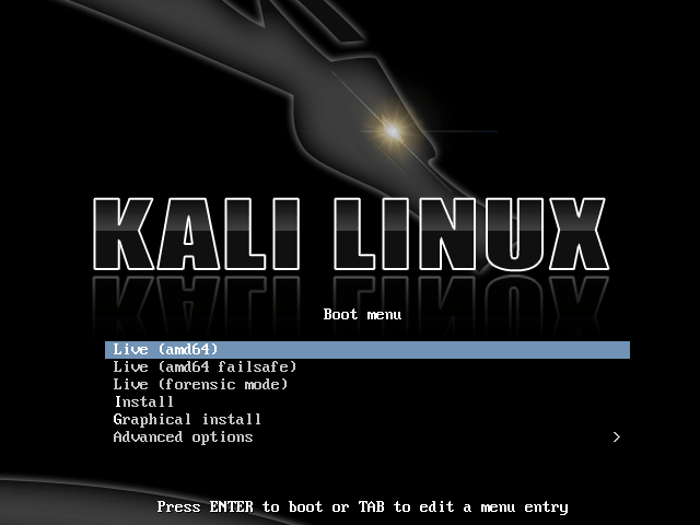 kali-linux-boot-menu