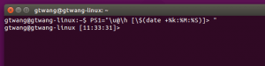 自訂 Linux 的 Bash Shell 命令提示字串 Prompt（一）：基本用法 – G. T. Wang