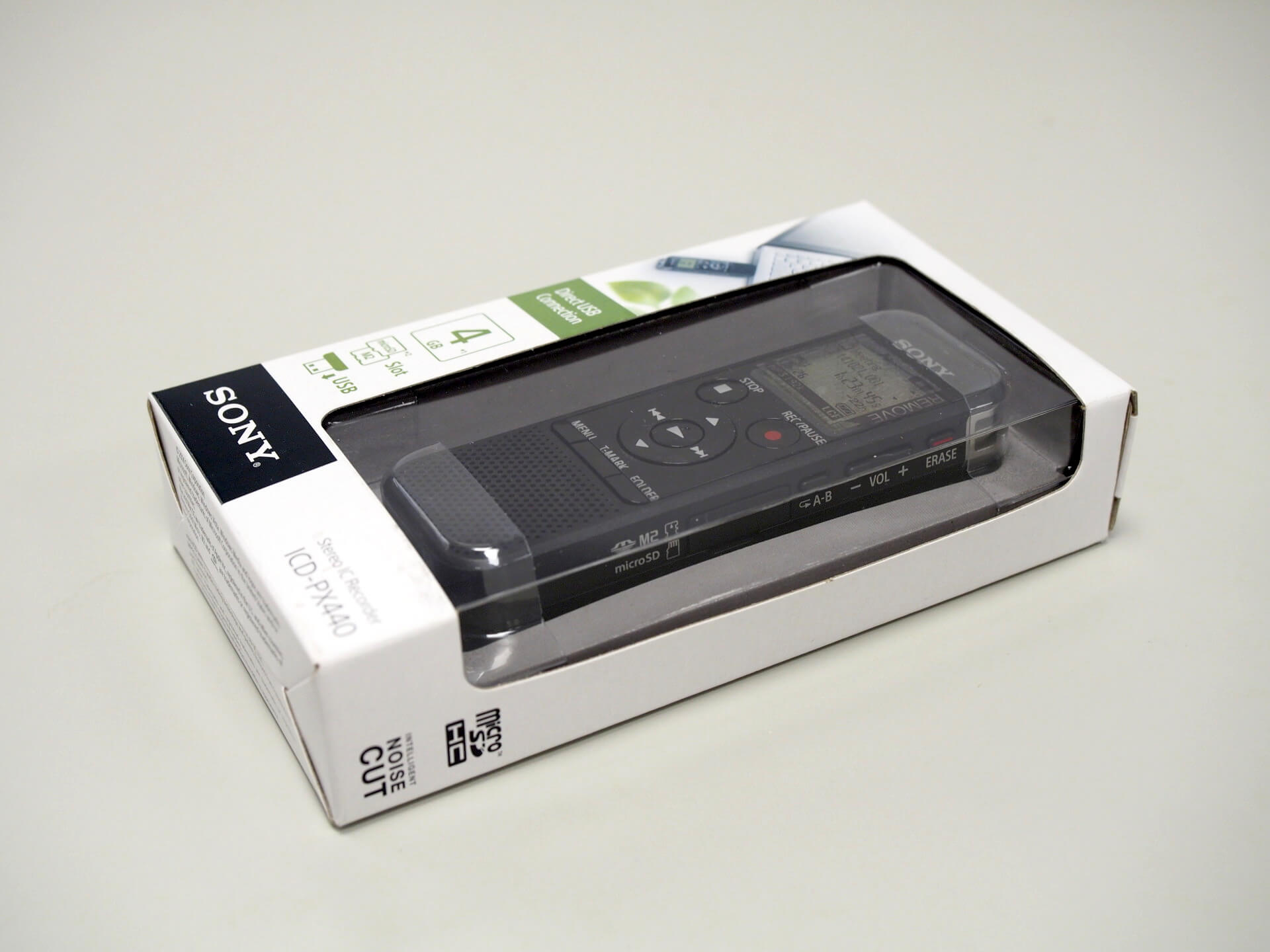 開箱] SONY ICD-PX440 入門級立體聲數位錄音筆- G. T. Wang