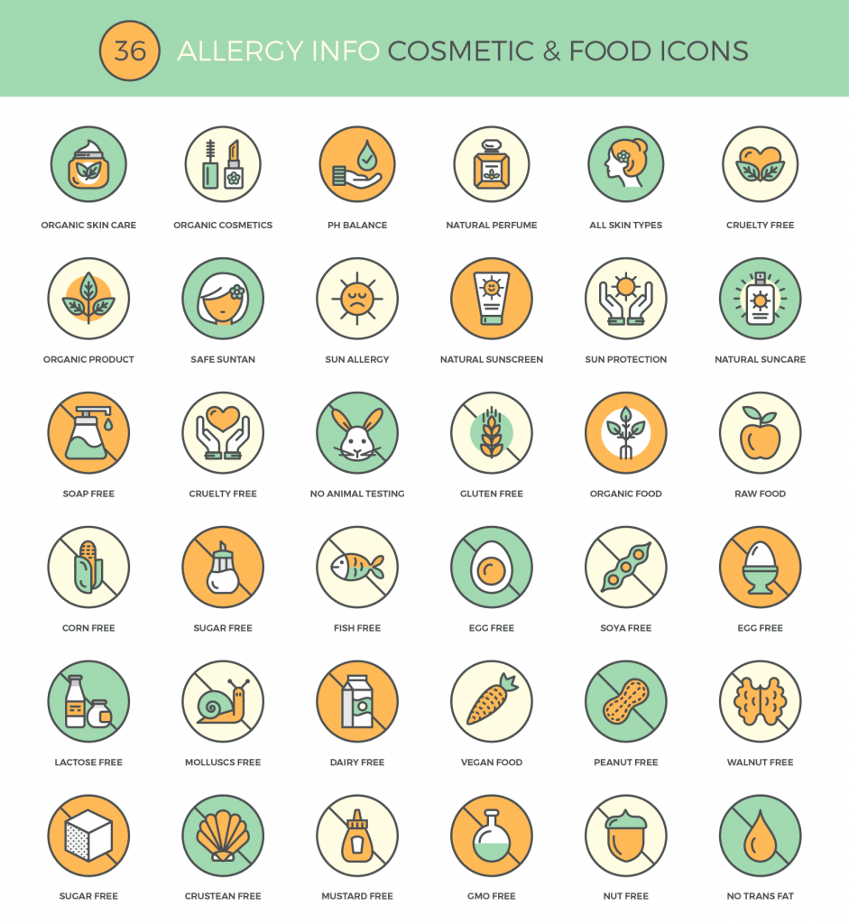 allergy-info-cosmetic-and-food-icons-preview