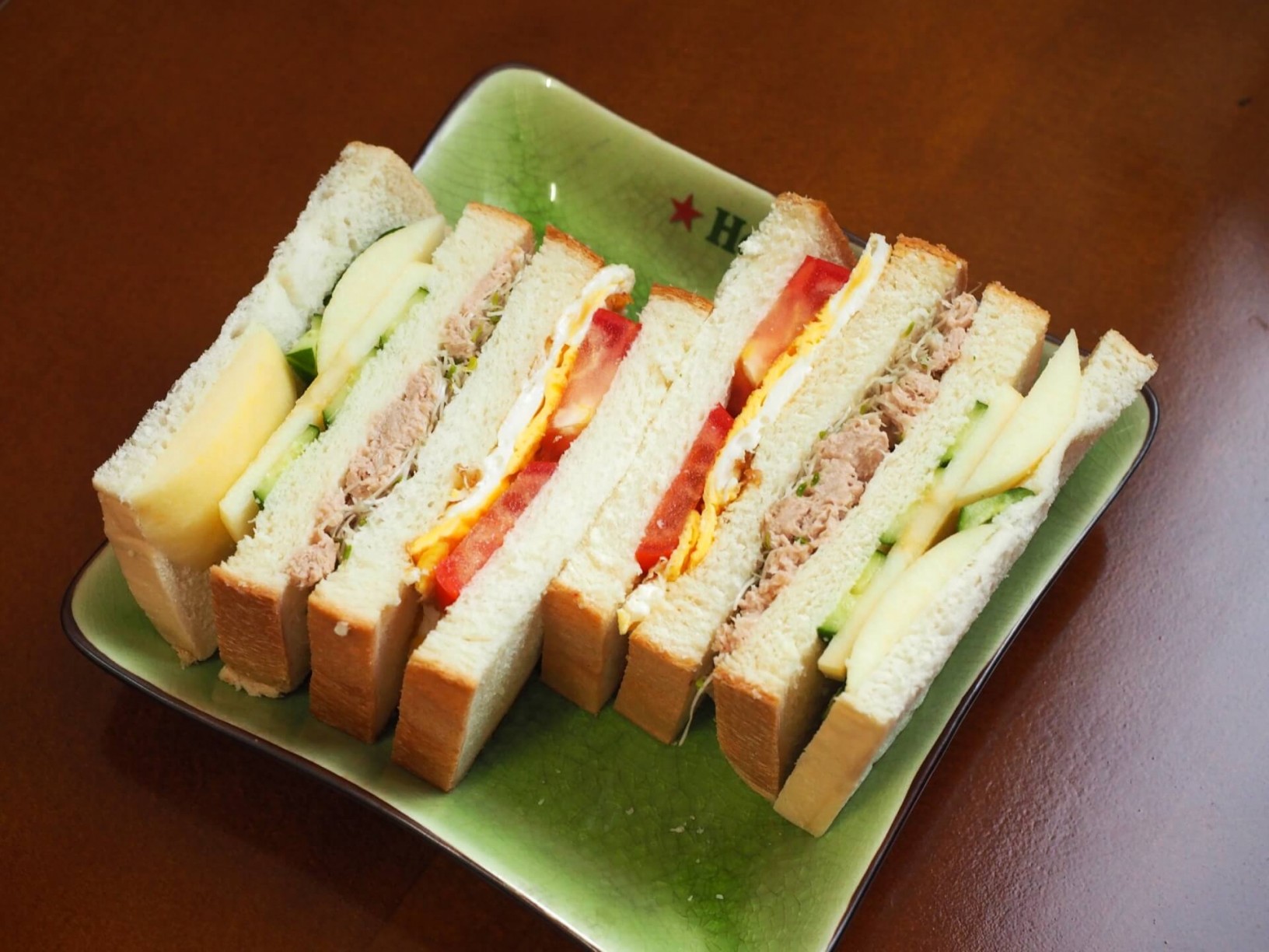 双拼三明治的做法_【图解】双拼三明治怎么做如何做好吃_双拼三明治家常做法大全_半岛锦盒_豆果美食