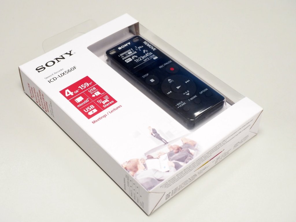 SONY ICD-UX560F 4GB 完美焦點錄音筆